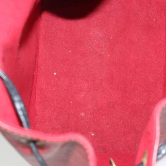 LOUIS VUITTON Epi Petit Noe Shoulder Bag Bicolor Black Red M44017 Auth BA2220 - Picture 11 of 16